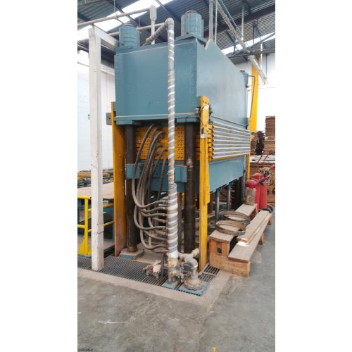 PRENSA CALIENTE DE VAPOR CON 9 PLATOS