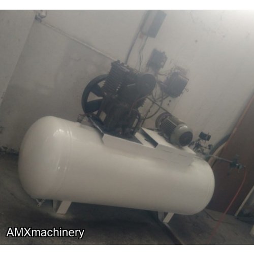 (2) COMPRESORES DE AIRE CAPACIDAD DE 500 LTS MOTOR DE 5 HP TANQUE HORIZONTAL