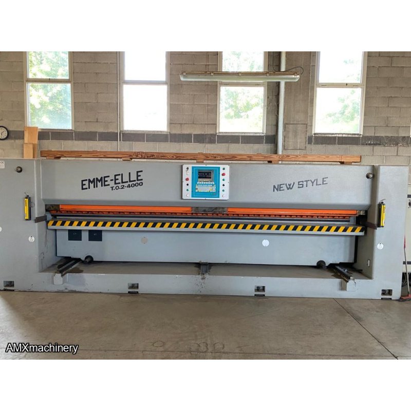PARTE: 12530 - GUILLOTINA DE CHAPA - DOBLE NAVAJA - 4000 MM - EMME ELLE
