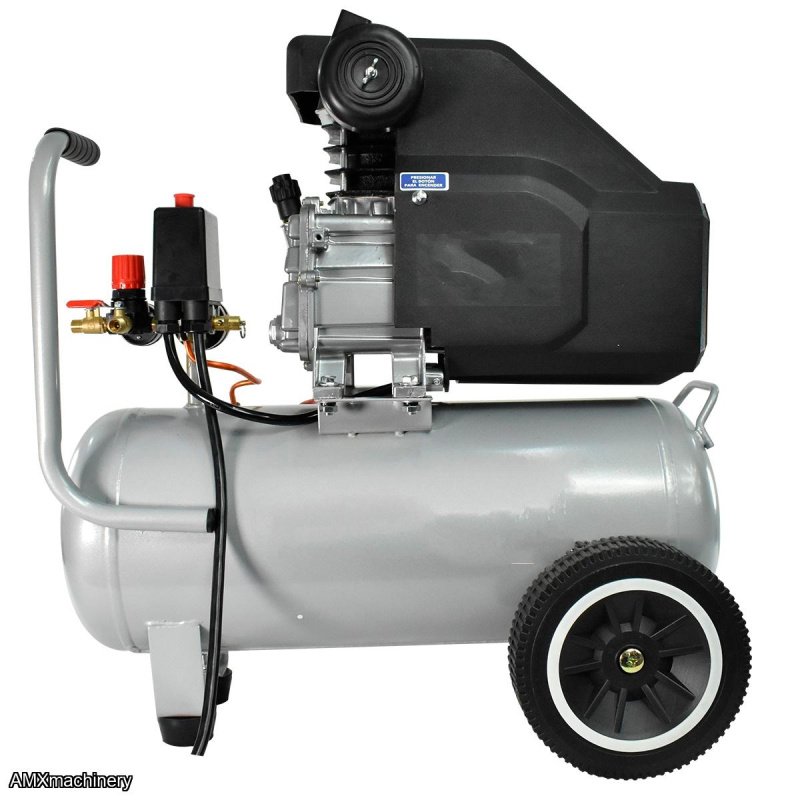 COMPRESOR DE AIRE LUBRICADO - TANQUE 24 LT, 2-1/2 HP, 127 V, 1 FASE